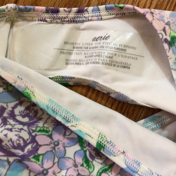 Aerie High Waist Retro Floral Print Bikini Bottom - Picture 4 of 5
